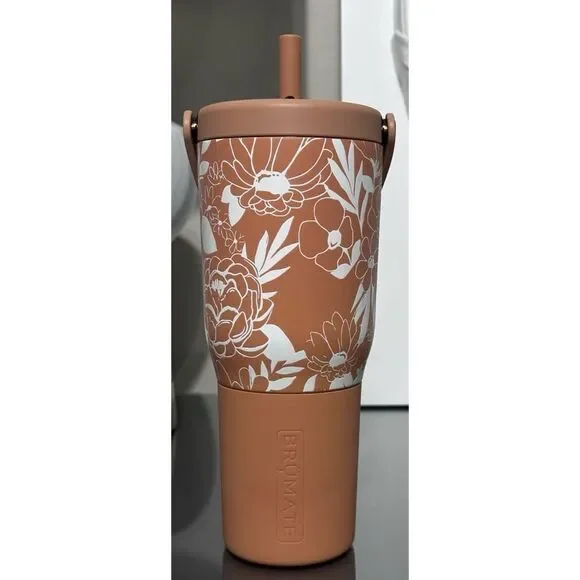 NWT Brumate LIMITED EDITION RESA 35oz Straw Tumbler, SANDSTONE BLOOM - Picture 6 of 7
